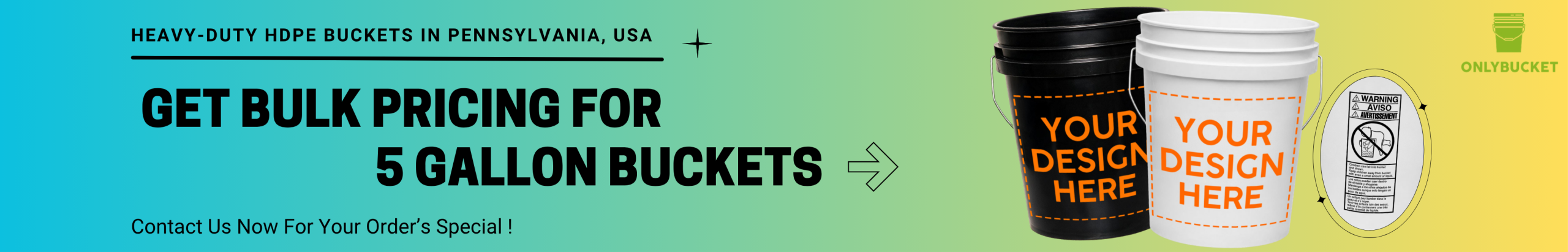 Get Bulk Pricing for 5 Gallon Buckets